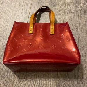 *SOLD*Red Louis Vuitton Vernis Reade PM